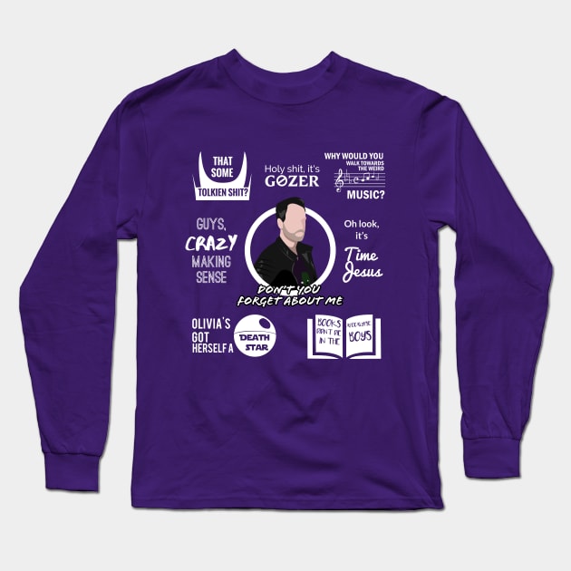 Deacon Quotes Long Sleeve T-Shirt by insidethetardis